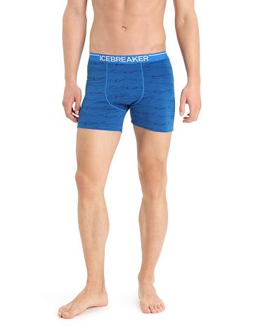 Bielizny Icebreaker Merino Anatomica Boxers Męskie Granatowe | PL 1637JPQJ